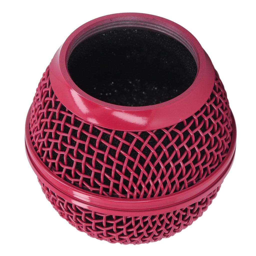 Microphone Grill Ball Grill Mic Replacement Ball Head Steel Mesh Microphone Grill Head for SM58S SM58LC BETA58 BETA58A SA M30 SV100 UT2 PGX24 SLX4