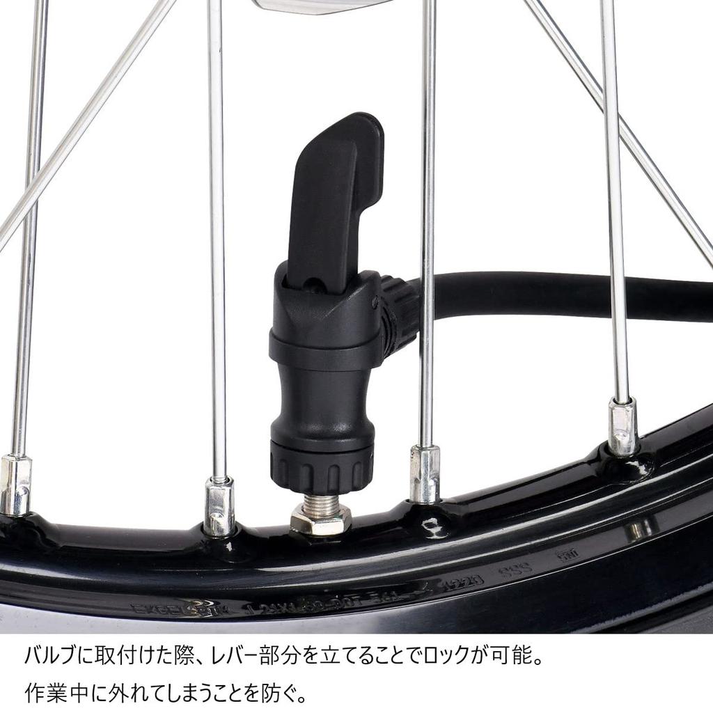 DRC F505 Floor Maximum Inflation Pressure Dirt Freak D9986 Pump, Schrader/Presta, 1100kpa/160psi, Silver, (formerly D59-35-505)