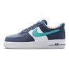 Мужские кроссовки Air Force 1 07 LV8 EMB Thunder Blue, темно-бирюзовые DM0109-400