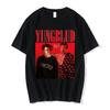 Футболка с коротким рукавом с принтом певца Yungblud, мужская и женская, хлопковая, унисекс, уличная мода, футболки в стиле Харадзюку.