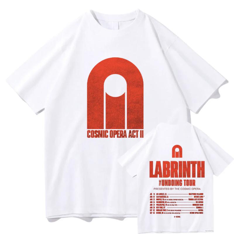2026 Labrinth COSMIC OPERA ACT World Tour TShirt DoubleSided Cotton Tshirt for Unisexs Aesthetic Harajuku Pure Cotton Streetwear