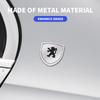 Новый 3D Алюминиевый Значок Декор Автомобиля Наклейки на Кузов Для Peugeot 308 408 508 RCZ 208 3008 2008 206 207 307 Автоаксессуары