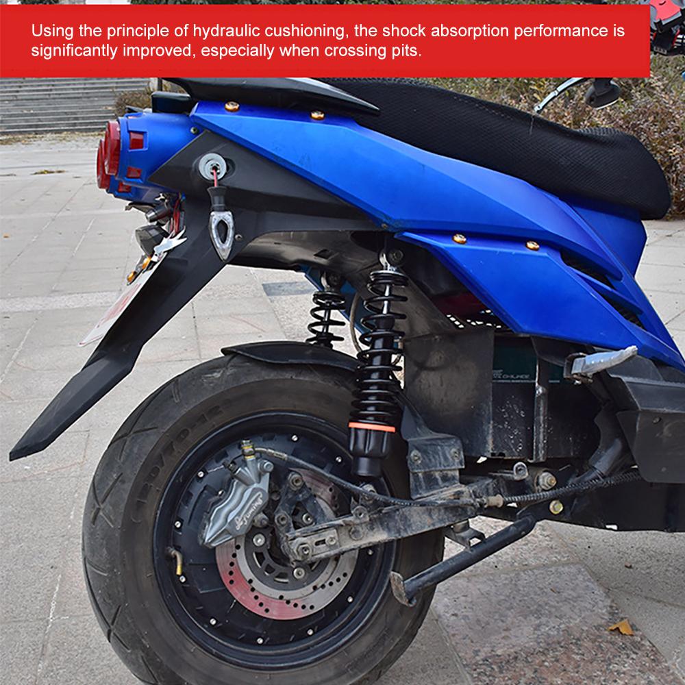 Электрический амортизатор мотоцикла с жидкостью внутри 250 мм 270 мм 290 мм 310 мм регулируемый 800 фунтов задний амортизатор подвески
