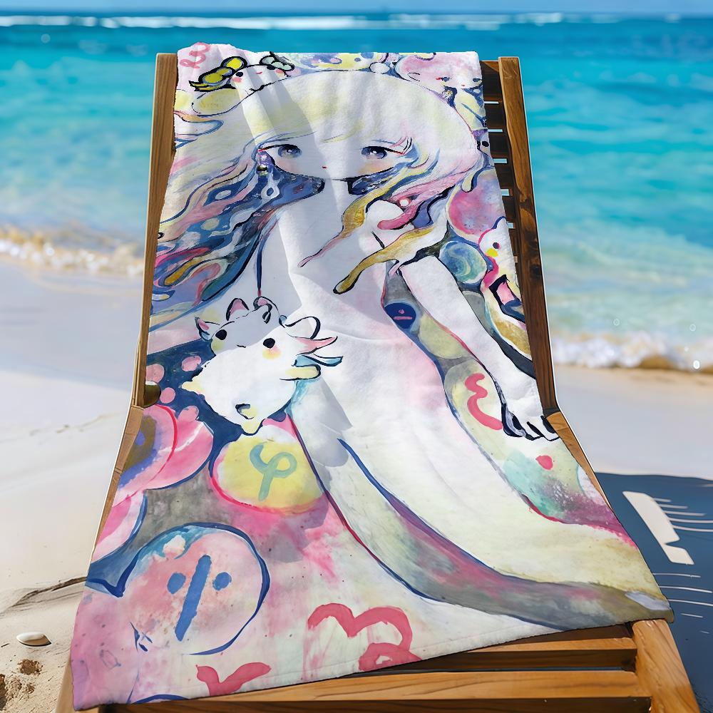 Singer K-Kikuo Towel Sports Quick Dry Travel Camping Gear Sandproof Soft Light Large Beach Towel