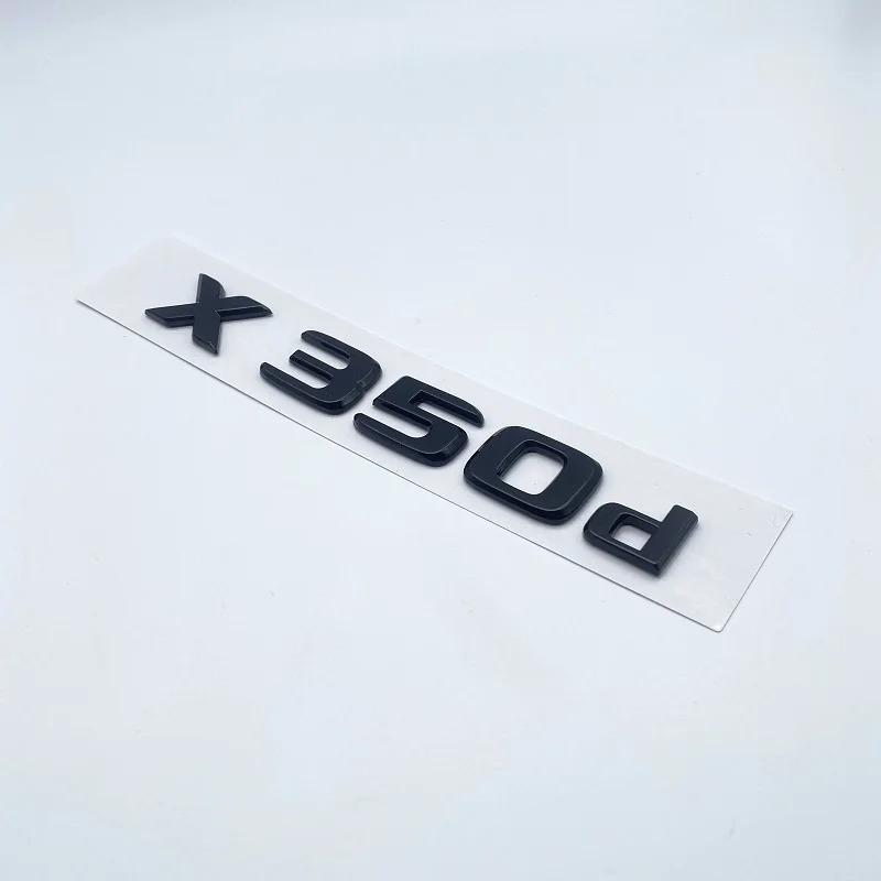 Glossy Black Letters X250d X350d 4Matic Etition 1 Emblem for Mercedes Benz X Car Fender Badge Trunk Nameplate Logo Sticker ZU9