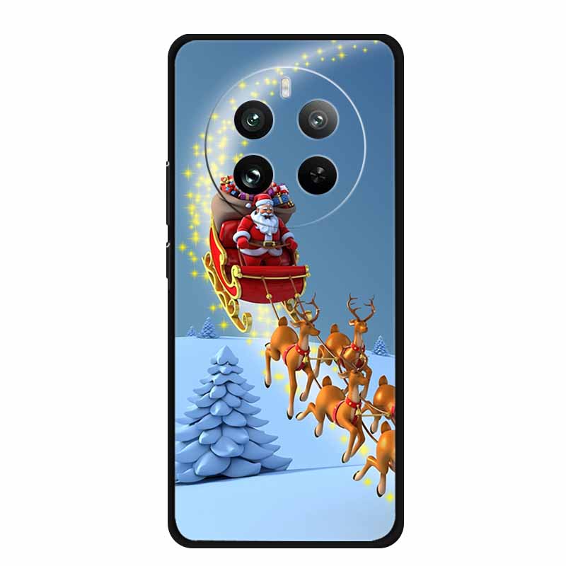 Рождественские чехлы для телефона 2024 года для Realme 12 Pro Plus Чехол Мягкий ТПУ Силикон Для Realme 12 Pro Чехол Бампер Funda 12Pro Pro+ 5G Чехол