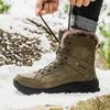 Winter Men's Boots High Quality Super Warm Sneakers for Men Fashion Warm High-top Mens Shoes Outdoor Non Slip Hiking Boots Botas
