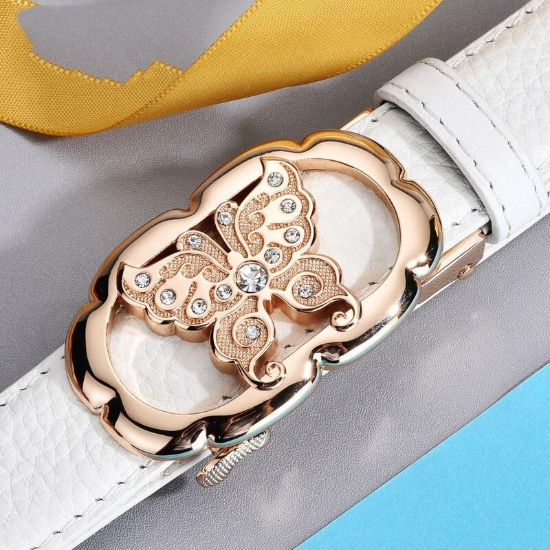 Ремни женские высокого качества с пряжкой в виде бабочки, дизайнерские повседневные джинсы из натуральной кожи, ремень высокого качества на талииLB2204