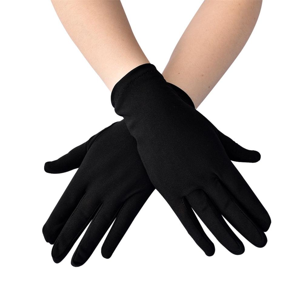 Women Milk Silk Sunscreen Serving Waiters Mittens Household Gloves Driving Gloves Work Gloves