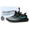 Оригинальные повседневные кроссовки Yeezy Boost 350 V2 Унисекс Низкие Черный/Синий/Серебристый HQ4540(Команда62-)