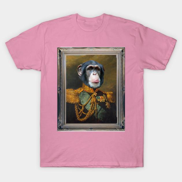 T Shirt Women Colonel Chimp Harajuku Print Kawaii Tshirt Summer Short Sleeve Female T-Shirt Top Tee