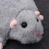 Plush Flower Branch Rat Doll Cartoon Animal Figure Cute Mouse Doll  Kids Gift Birthday