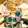 New TOP Brand Luxury Women's Watch With Box Fashion Watch Leather Waterproof Green Watch Women's Quartz Watches
