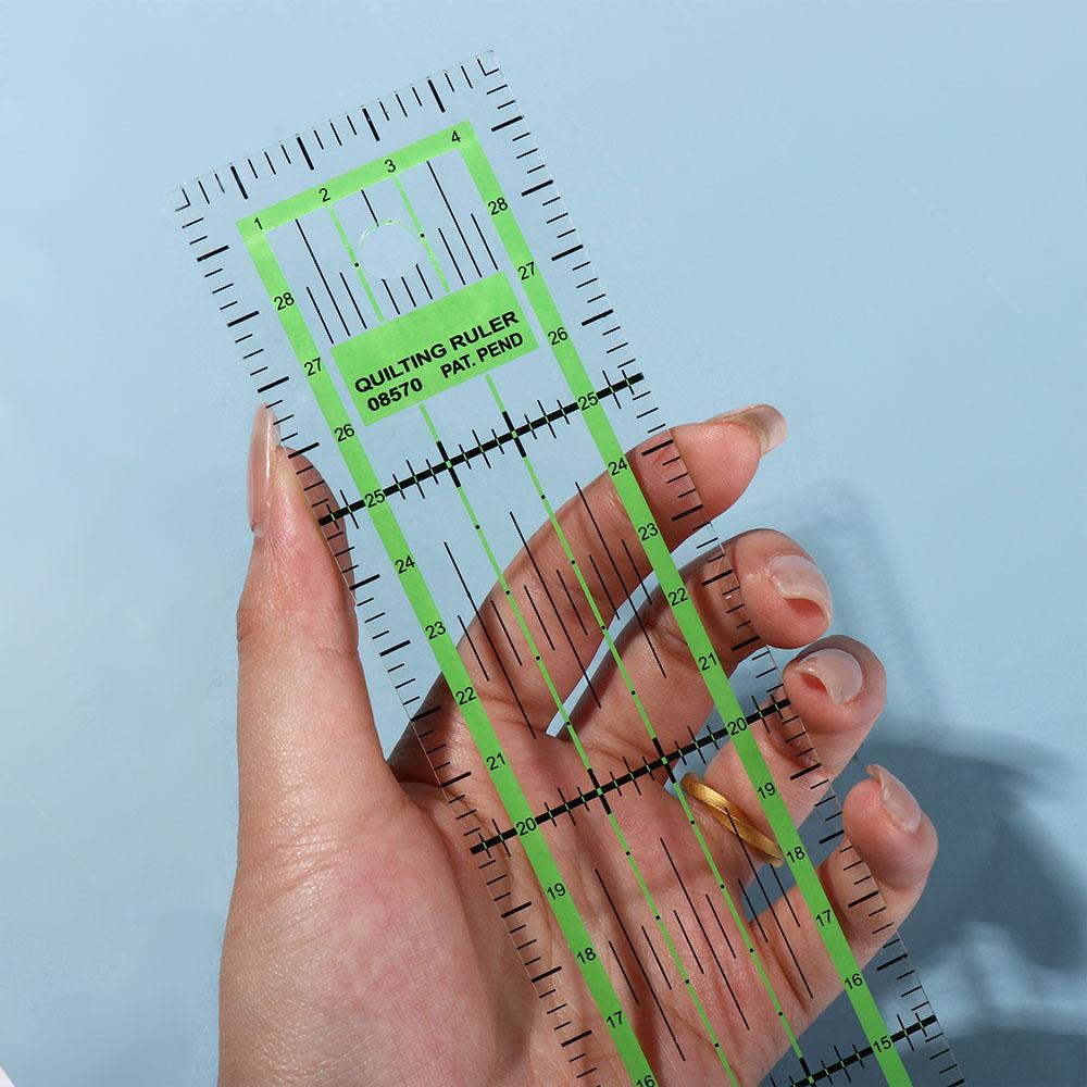 Rectangle Sewing Ruler Transparent Tailor Ruler Clothing Cutting Quilting Ruler Dressmaker