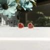 9mm Four-leaf Clover Mini Earrings Red Black Agate White Shell New Arrival Ladies Earrings