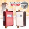 3800W Instant Tankless Heater 110V/220V LCD Display Heating Shower Faucet Electric Water Heater