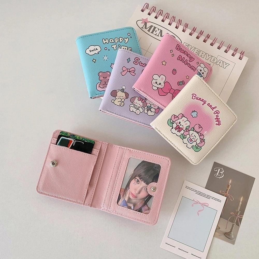 Picture Korean Photocard Holder English Letter Card Photo Storage Cover Girls Gift