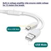 B03C Сверхдлинный USB-кабель для зарядки Micro USB для термометра / камеры, длинный, прочный провод 1000 см / 1500 см
