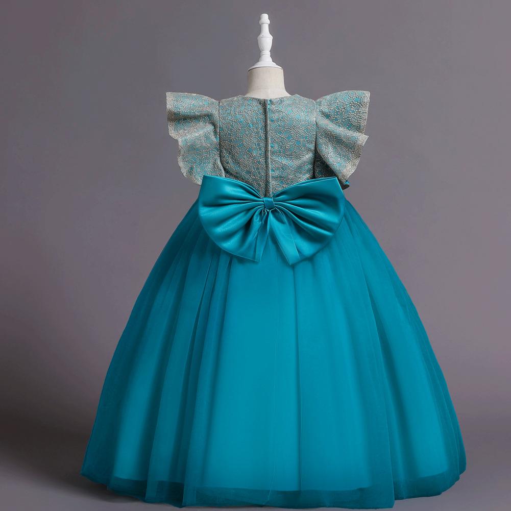 Children's Catwalk Evening Dress In The Big Children's Dress Princess Dress Sparkling Kids Birthday Dress Elegant Soft Party Dress Ball Gown for Girls