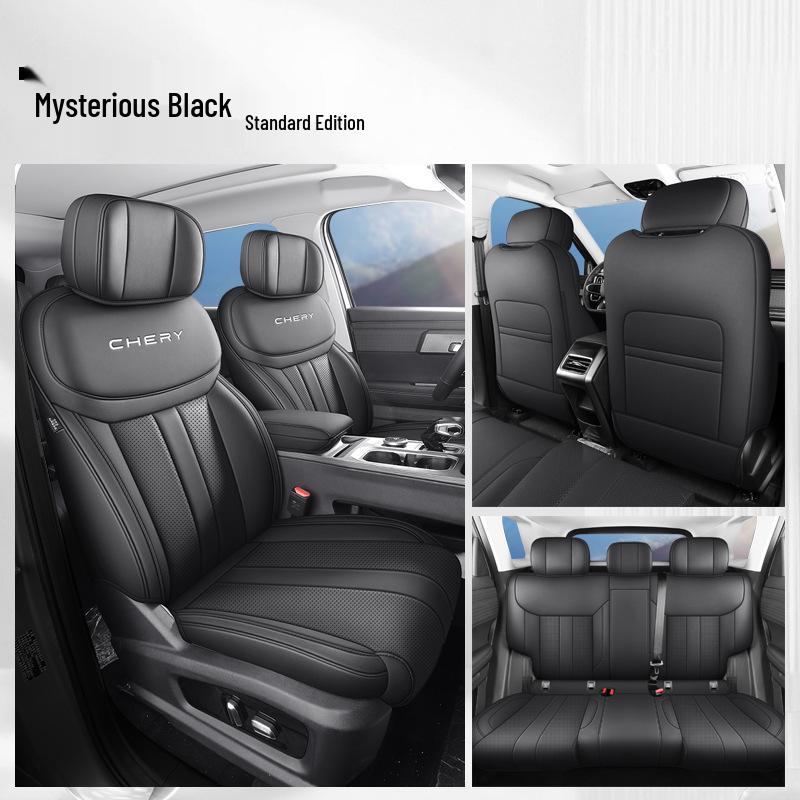 Новая модель Fengyun T6 5-местный чехол на сиденье автомобиля из натуральной кожи - Универсальный размер для всех сезонов