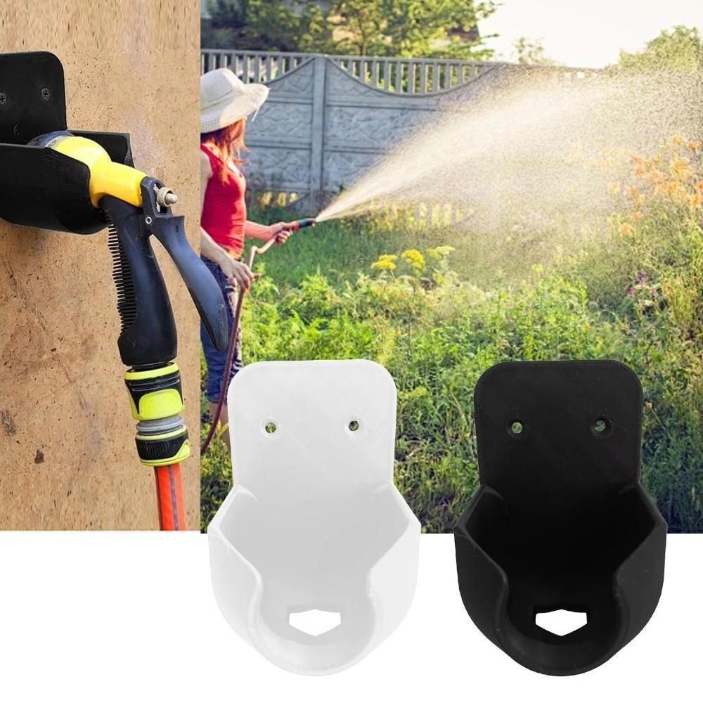 Wall Mounted Hose Head Placement Rack Plastic Hose Nozzle Holder Garden Tool Storage Holder