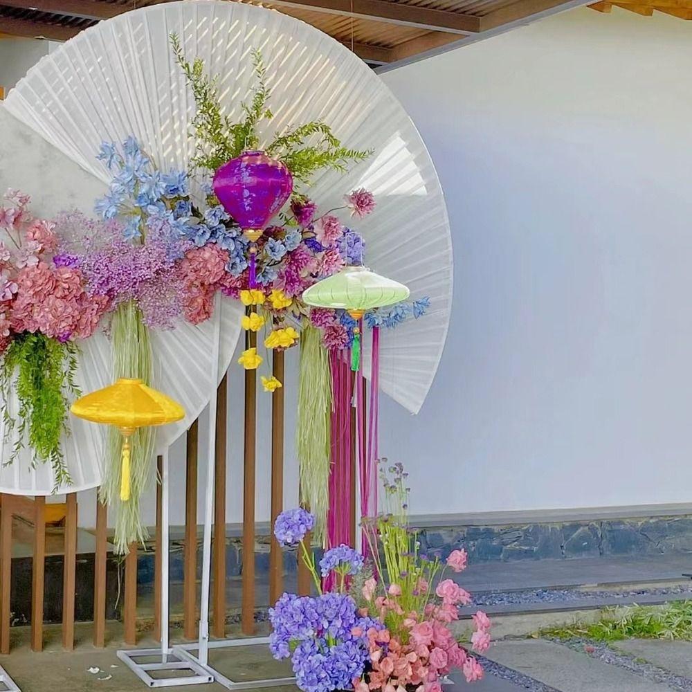 Handmade Fabric Mid Autumn Festival Antique Lantern Chinese Japanese Lantern National Day
