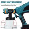 1 Set 1000ML Cordless Electric Spray Gun Airbrush Paint Sprayer For 18V Battery
