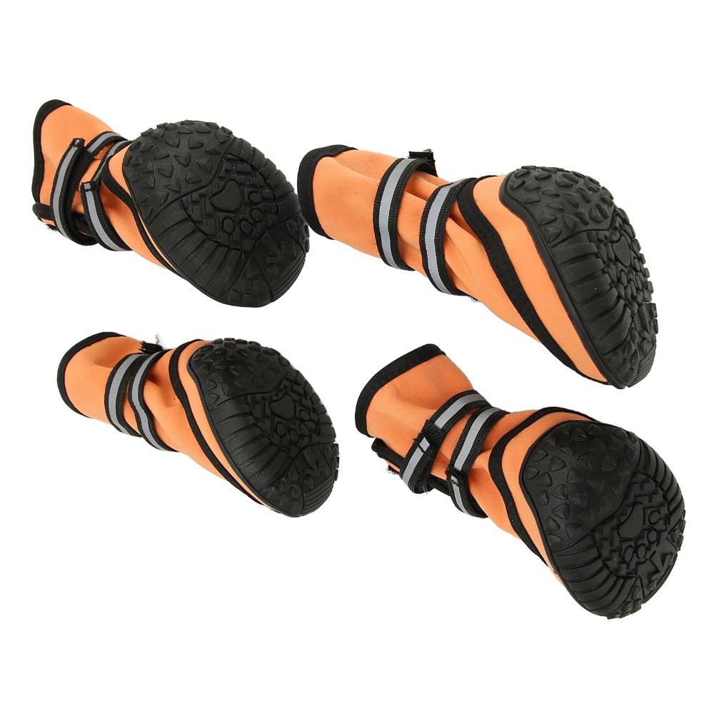 Soft Sole Dog Shoes Adjustable Strap Dog Anti-slip Paw Shoes Pet Rain Boots Paw Protection