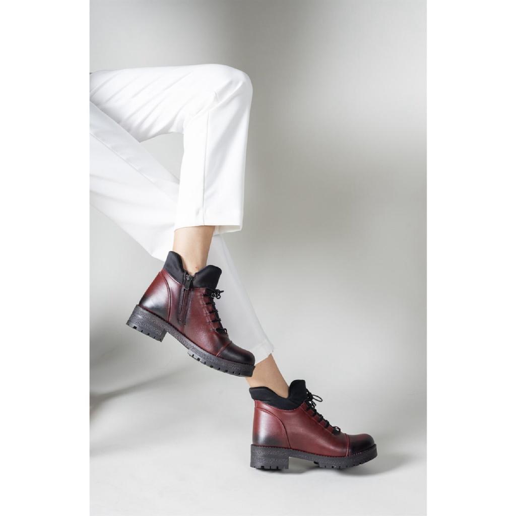 Черные женские ботинки 0012720