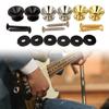 10 шт. замков для гитарного ремня металлические кнопки для гитарного ремня фиксатор конца штифт электрическая бас-гитара безопасность страплоки прочные
