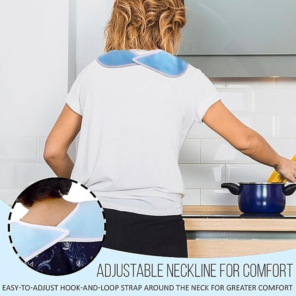Lightweight Dining Clothing Protectors Soft Daily Care Apron Polyester Dining Cloth Elderly