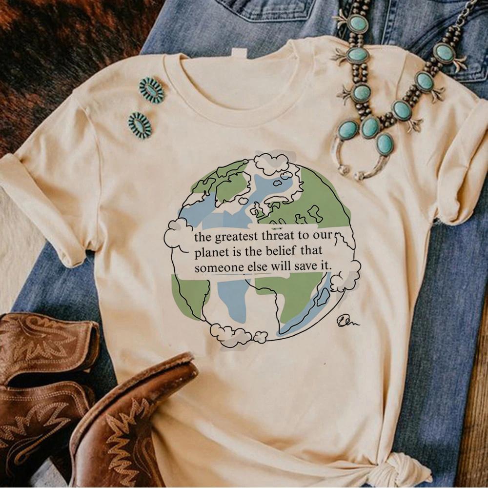 Plants Love t shirt women summer funny t shirt female y2k graphic clothing