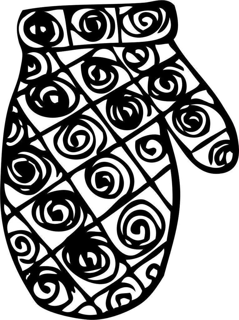 Printtoo Scrap-booking Hand Glove Design Square Wooden Rubber Stamp Brown Block-2 X 2