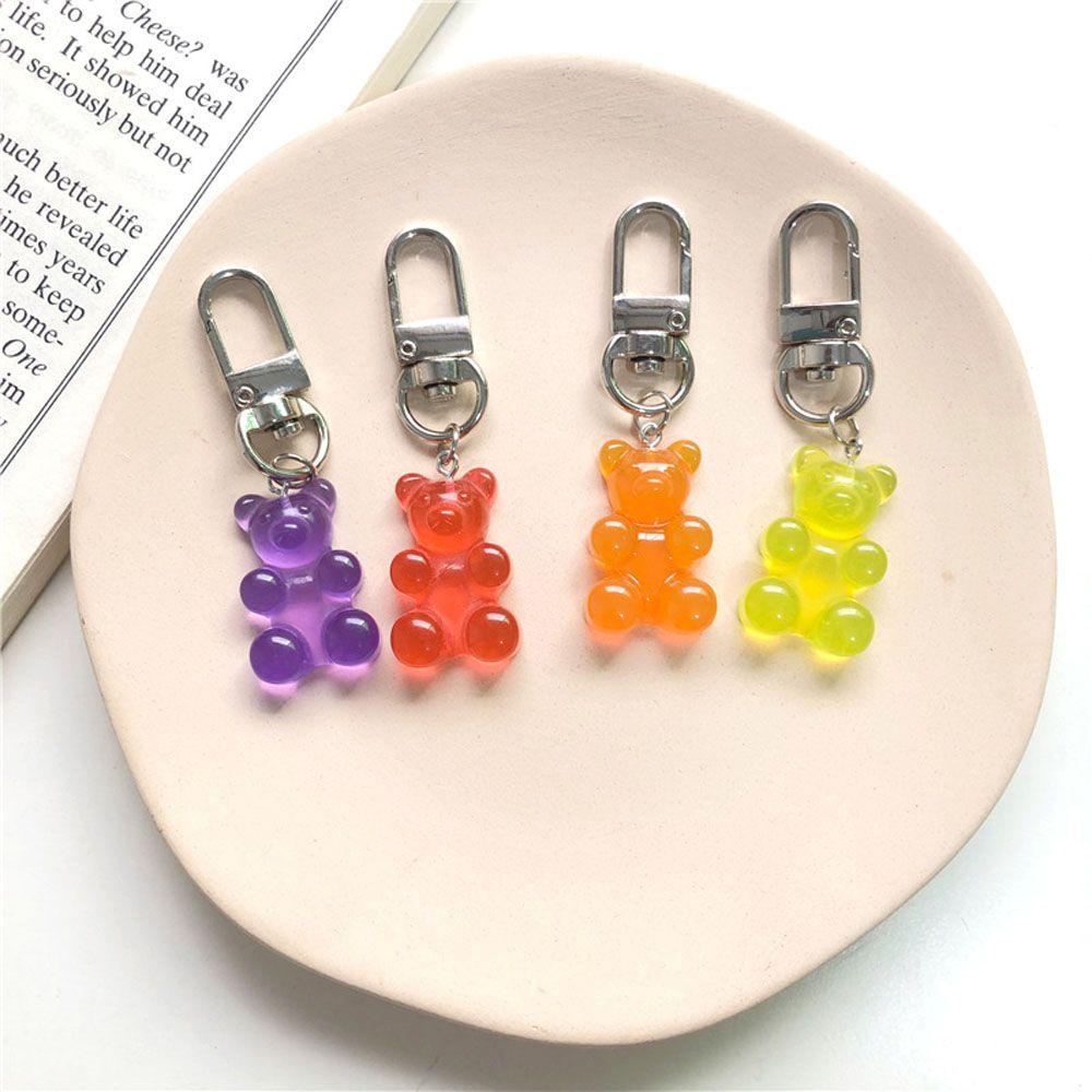 Couple Cute Trinket Earphone Cover Charm Animal Jewelry Fashion Accessories Key Ring Key Chain