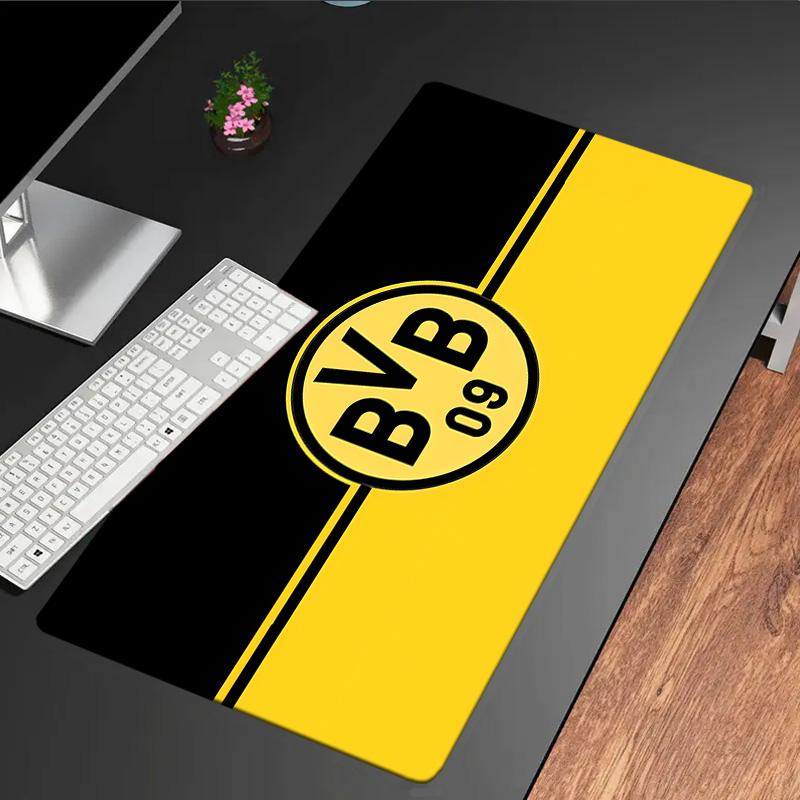 Коврик для мыши футбольного клуба Bvb 09, резиновая основа, коврик для стола для киберспорта, коврик для мыши для геймеров и офисного использования, игровой стол, легко моющийся коврик