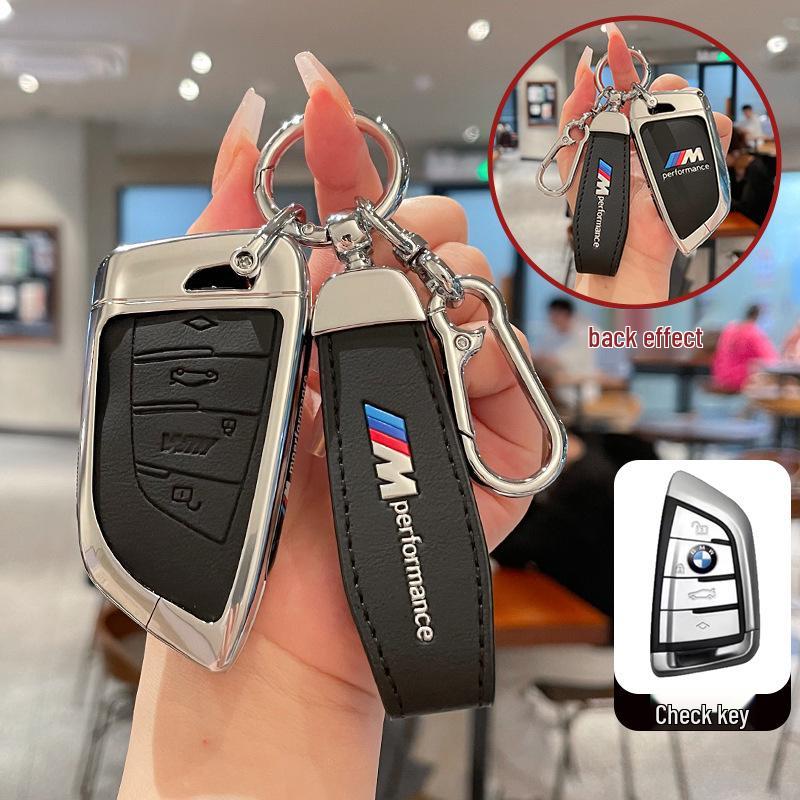 Чехол для ключа BMW для моделей 3, 5, 6 Серии и X1, X3, X5, X7 – Новый корпус с лезвием 530 и 320li с пряжкой ix3