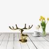 2 шт. винтажный золотой олень орнамент цинковый сплав роскошный лежащий стоячий олень фигурка статуя скульптура настольное украшение дети взрослые
