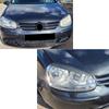 Подходит для аксессуаров VW Golf 5 GTI R32 Jetta MK5 2005 2006 2007 Углеродное волокно ABS фары веки брови крышка отделка