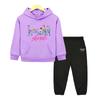 Saja Boys Autumn Boy Girl Hooded Sets Hoodie Fleece Sweatshirt Jacket Kpop Demon Hunters 2pcs Pullover+pant Kids Boutique Clothe