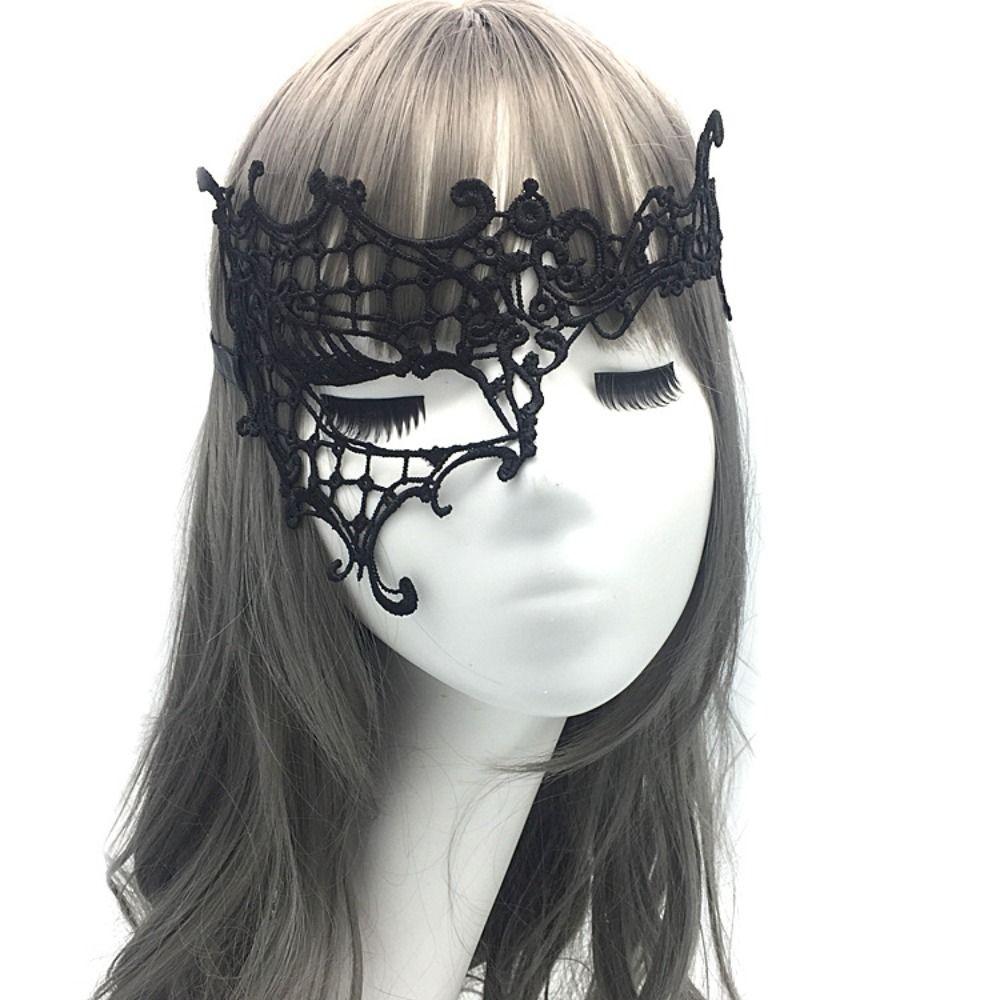 Party Supplies Cosplay Prom Props Venice Mask Half Face Mask Carnival Lace Eye Mask Women