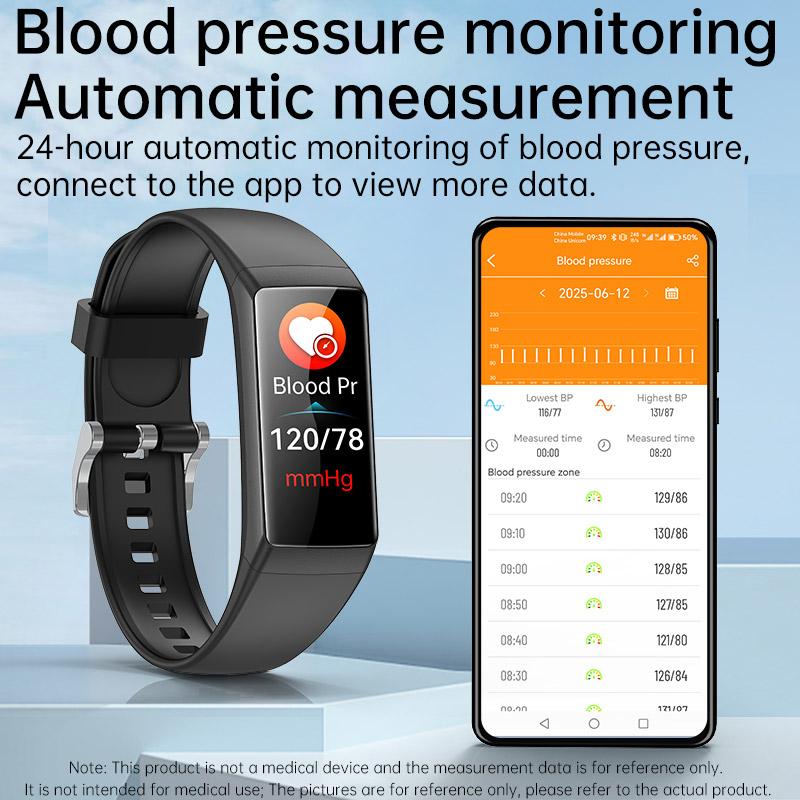 SACOSDING Sports Wristband With HD Screen Waterproof Sleep Heart Rate Monitoring  Step Counting Sports and Health Smart Wristband