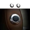 For BMW 3-Series E90 Cover Trim Silver Seat Headrest Button Ring 2PCS 2005-2012
