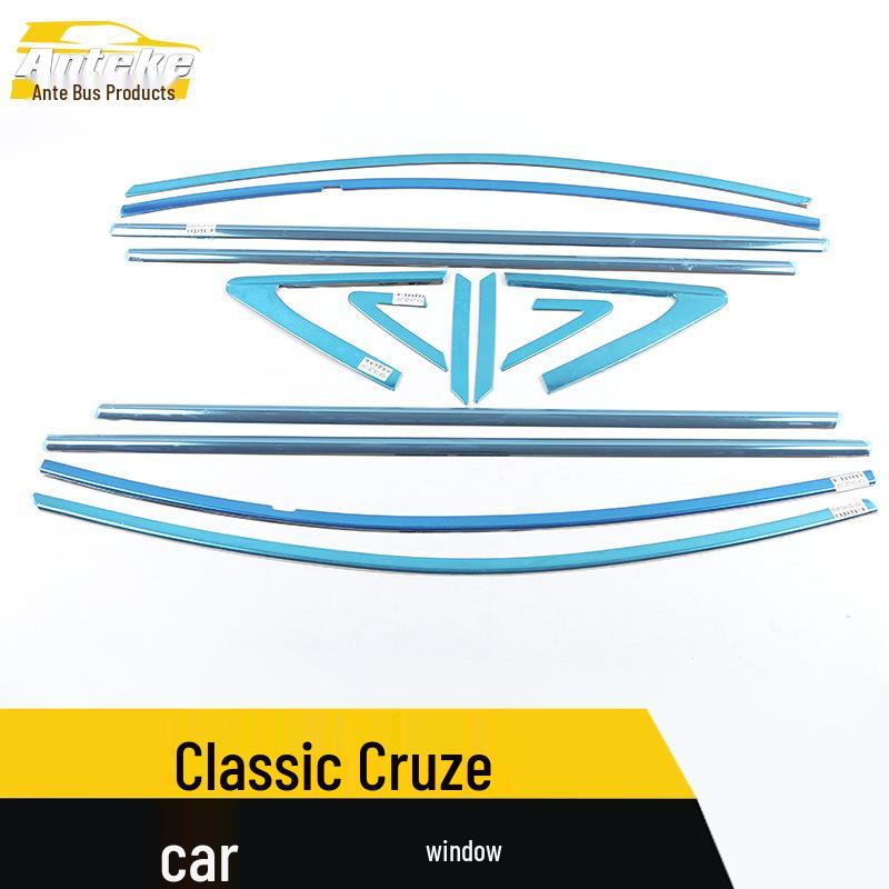 Classic Cruze Stainless Steel Window Trim: Anti-Scratch, Bright Strip Modification