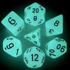 7 шт./набор светящихся игральных костей DND многогранные игральные кости для настольных игровых костей KTV Club Pub Entertainment