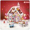 City Street Scene Candy House Building Block Set DIY Creative Fairy Tale House Model Assembled Brick Children's Toy Gift