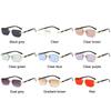 UV400 Protection Frameless Sun Glasses Y2K Eyewear Rimless Rectangle Sunglasses  for Women & Men
