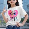 Baby Girl Clothes KPop Demon Hunters Fashion Toddler T Shirts Cotton Shortsleeve Tops 2025 Movie New Cartoon Girls T-shirt Tops