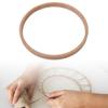 3 Pieces Macrame Craft Hoops, Sturdy, Circle,DIY Lightweight Wreath Rings Wooden Floral Hoops for