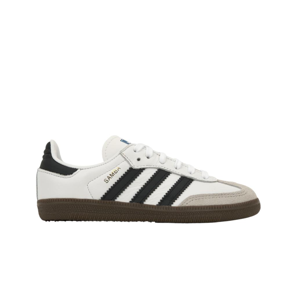 adidas Детские кроссовки Samba OG K White Black Gum Cloud-White Core-Black IE3677