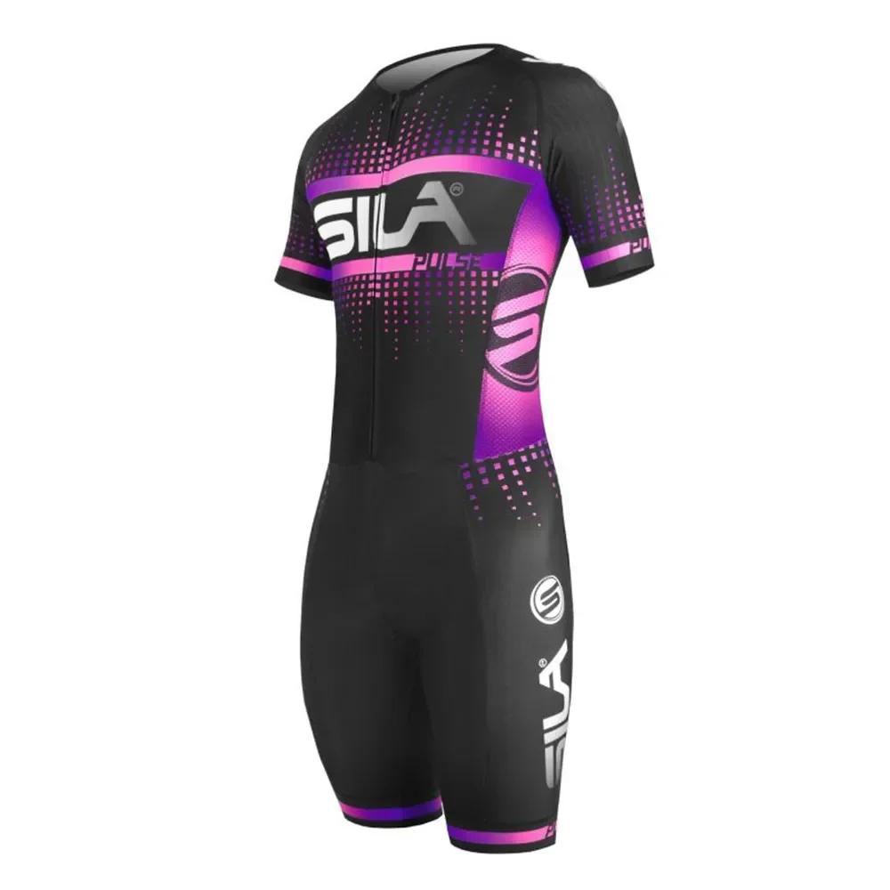 Sila Kids Cycling Skating Suit Inline Skate Speed Skating Short Sleeve Racing Suit Ciclismo Children's Fast Skating Clothing
